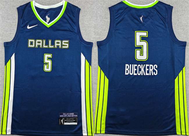 Paige Bueckers Dallas Wings navy jersey