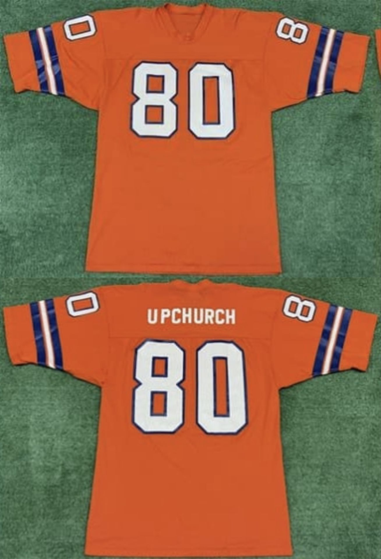 Rick Upchurch Denver Broncos orange jersey