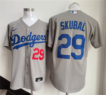 Tarik Skubal Los Angeles Dodgers gray jersey