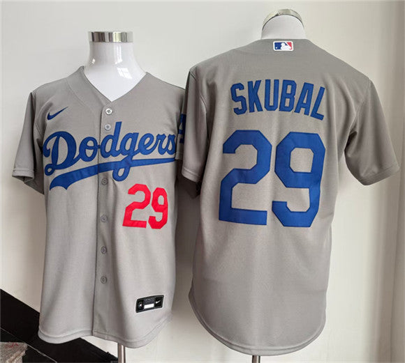 Tarik Skubal Los Angeles Dodgers gray jersey