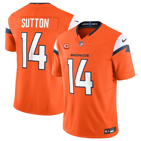 Courtland Sutton Denver Broncos orange jersey