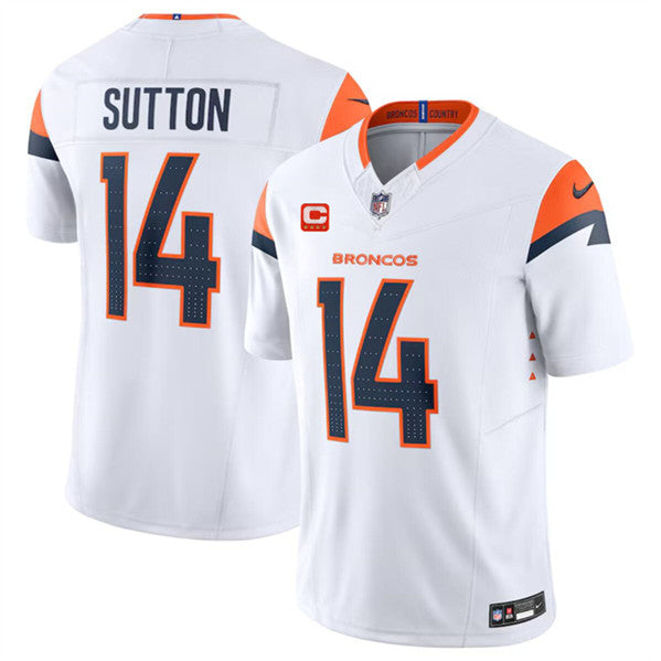 Courtland Sutton Denver Broncos white jersey