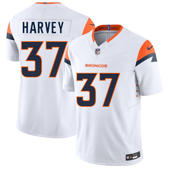 RJ Harvey Denver Broncos white jersey