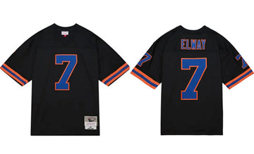 Custom Denver Broncos black Throwback jersey