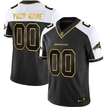 Custom Denver Broncos black jersey