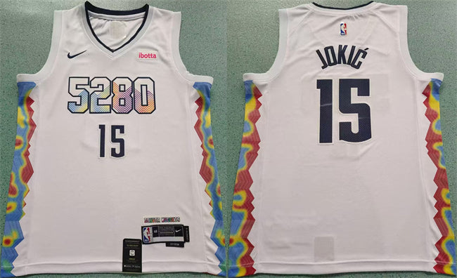 Nikola Jokic Denver Nuggets white City Edition jersey