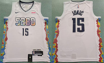 Nikola Jokic Denver Nuggets white City Edition jersey
