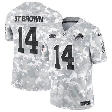 Amon-Ra St Detroit Lions brown Salute To Service jersey