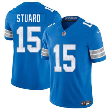 Grant Stuard Detroit Lions blue jersey