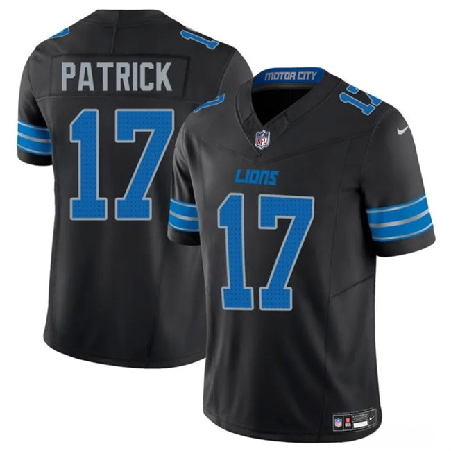 Tim Patrickn Detroit Lions black Alternate jersey