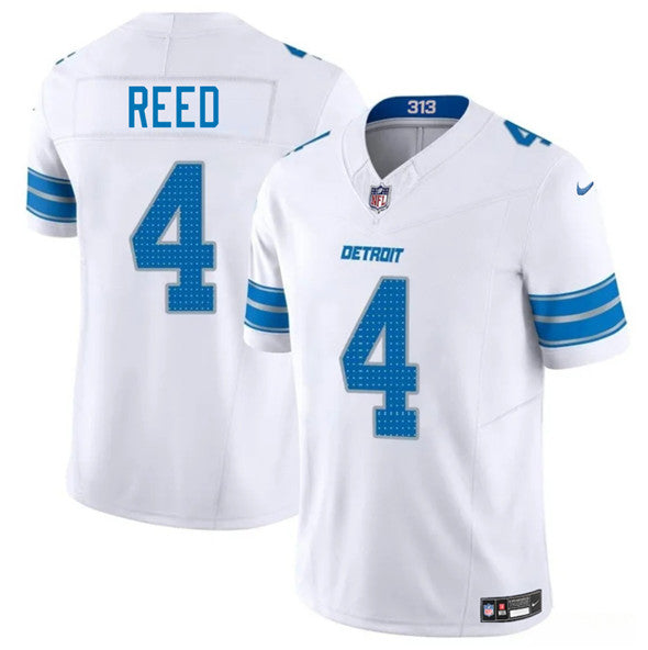 DJ Reed Detroit Lions white jersey