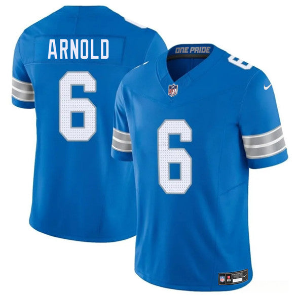 Terrion Arnold Detroit Lions blue jersey