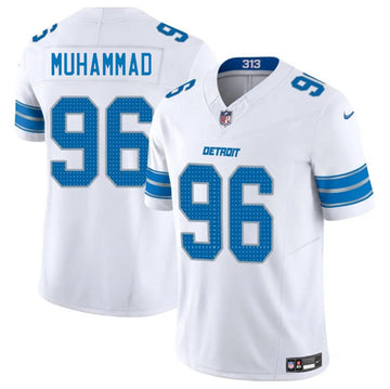 Al-Quadin Muhammad Detroit Lions white FUSE jersey