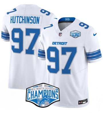 Aidan Hutchinson Detroit Lions white jersey
