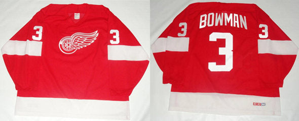 Scotty Bowman Detroit Red Wings red jersey