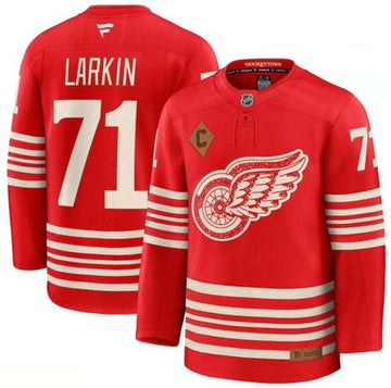 Dylan Larkin Detroit Red Wings red jersey