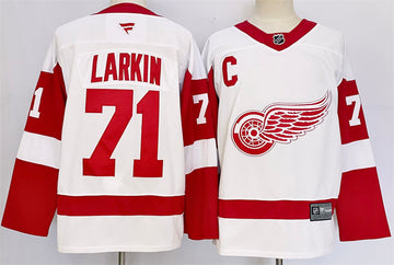 Dylan Larkin Detroit Red Wings white jersey