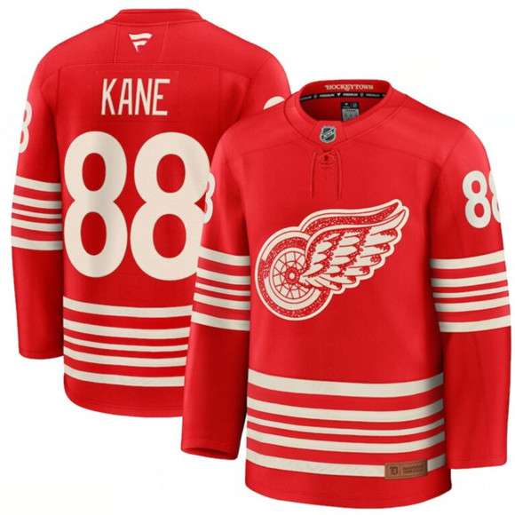 Patrick Kane Detroit Red Wings red jersey
