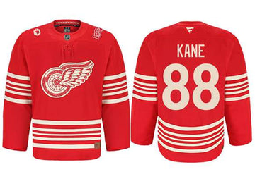Custom Detroit Red Wings red jersey
