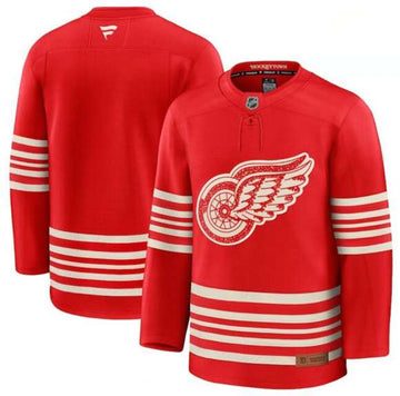 Custom Detroit Red Wings red jersey