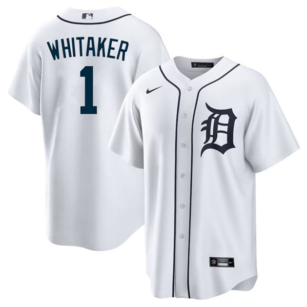 Lou Whitaker Detroit Tigers white jersey