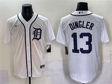 Dillon Dingler Cool Base Detroit Tigers jersey