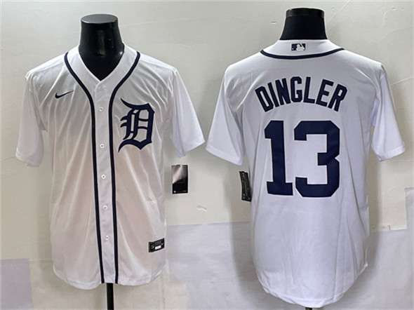 Dillon Dingler Cool Base Detroit Tigers jersey