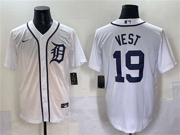 Will Vest Detroit Tigers white jersey