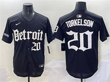 Spencer Torkelson Detroit Tigers black jersey