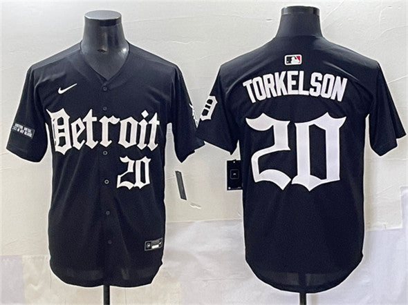 Spencer Torkelson Detroit Tigers black jersey