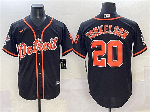 Spencer Torkelson Detroit Tigers black jersey