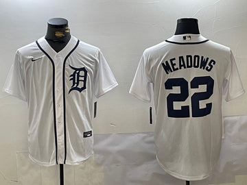 Parker Meadows Detroit Tigers white jersey
