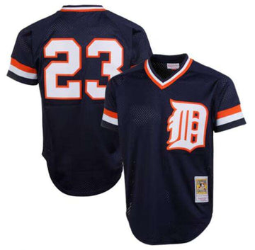 Kirk Gibson Detroit Tigers navy Throwback jersey