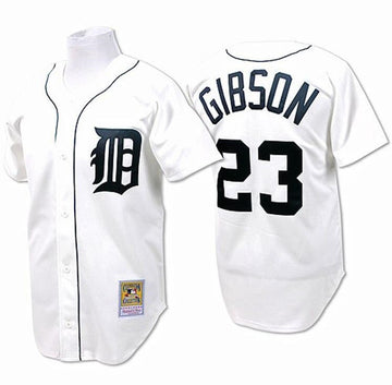 Kirk Gibson Detroit Tigers white Throwback jersey