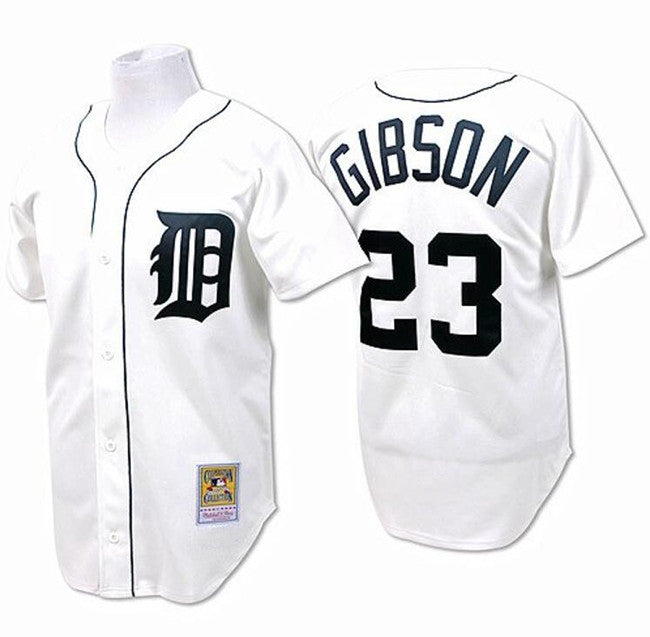 Kirk Gibson Detroit Tigers white Throwback jersey