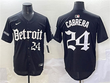 Miguel Cabrera Detroit Tigers black jersey