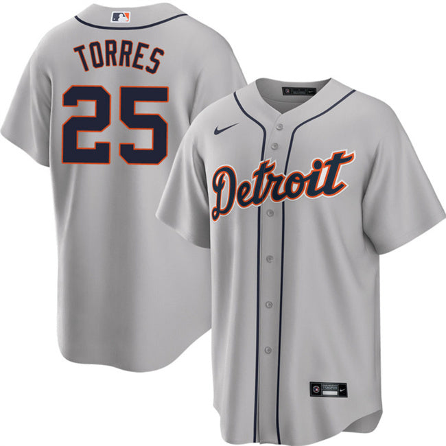 Gleyber Torres Detroit Tigers gray jersey
