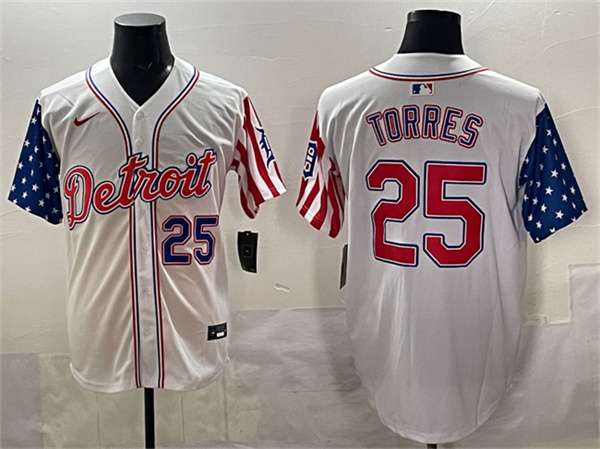Gleyber Torres Detroit Tigers white Vapor jersey
