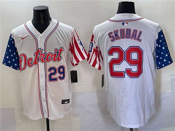 Tarik Skubal Detroit Tigers white Vapor jersey