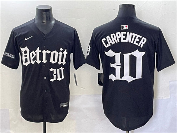 Kerry Carpenter Detroit Tigers black jersey
