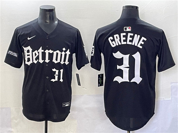 Riley Greene Detroit Tigers black jersey
