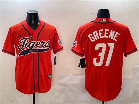 Riley Greene Detroit Tigers orange jersey