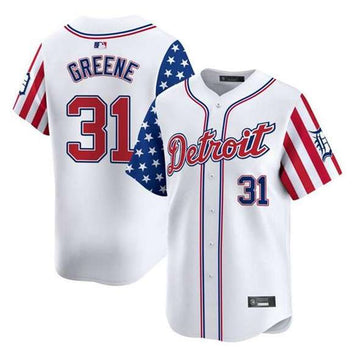 Riley Greene Detroit Tigers white Vapor jersey