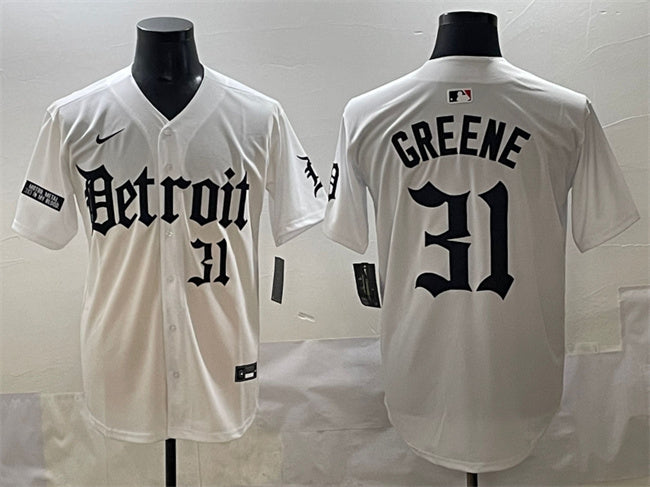 Riley Greene Detroit Tigers white jersey