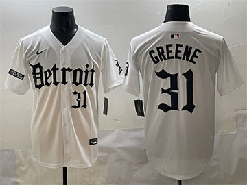 Riley Greene Detroit Tigers white jersey