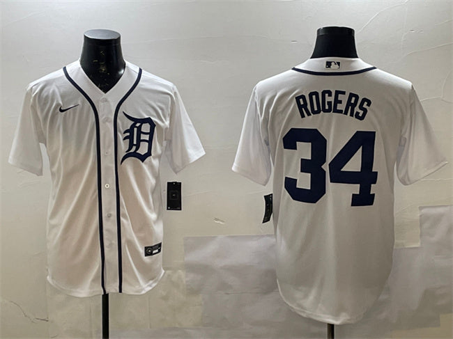 Jake Rogers Detroit Tigers white jersey