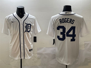 Jake Rogers Detroit Tigers white jersey