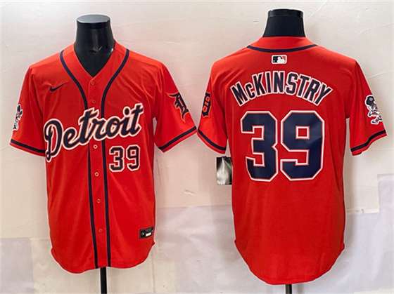 Zach McKinstry Detroit Tigers orange Vapor jersey