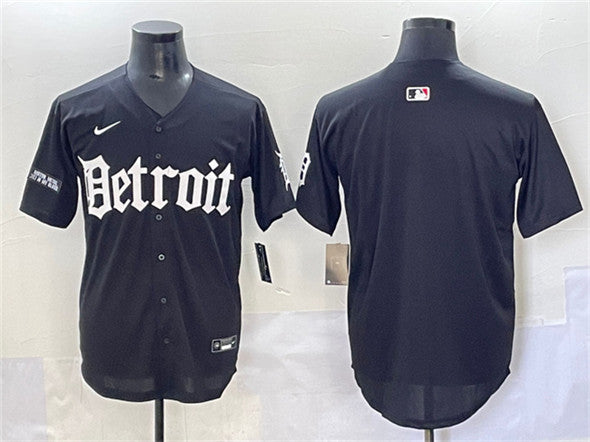 Custom Detroit Tigers black jersey