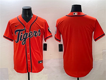 Custom Detroit Tigers orange jersey